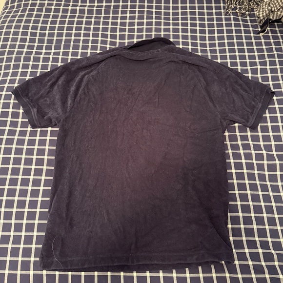 J.Crew Navy Terry Cloth Polo Shirt – Men’s Medium – Retro Resort Style - Picture 4 of 7
